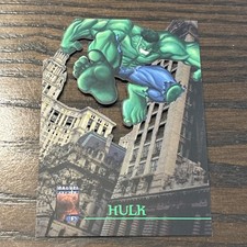 1997 Fleer SkyBox Marvel “Lazer Blast” Hulk #3 of 4 (die-cut insert) picture