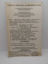 1978 Middletown NY Town of Wallkill 10,000 Meter Run Poster 11