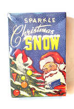 Vintage NOS Sparkle Christmas Snow Mica Mountain Mines, Utah Sealed in Box picture