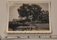 Vintage Photo 1950 Old Corn Crib Red Oak Lamar County Texas J A Williams Farm picture