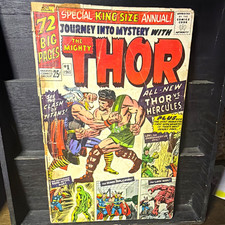 Marvel Journey Into Mystery Annual #1 1st Hercules & Zeus 1965 POOR & Detached picture