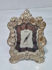 Vintage Gorham Sterling Silver shelf CYMA Swiss Decor Desk Shelf Clock Broken picture