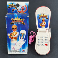 RARE Vintage Ultraman Super Talking Flip Phone Toy SJ-1103D Chinese Import Boxed picture