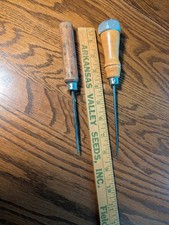 Vintage Wood Handle Goodell USA Ice Pick 8