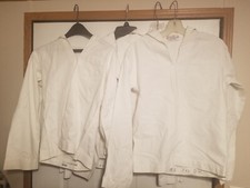 4-  WW2 White Navy Uniform Pullover LOT. USS Furse. Fox DIV. Named US Sailor  B3 picture