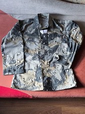 Rare NOS Grey Chocolate Chip 6 Color Camo Utility S 48 Coat Tactical Jacket ABP picture