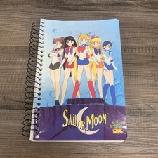 Vintage 1998 Sailor Moon Spiral Notebook 8x5.5 Lined Pages Anime New READ picture
