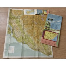 Vintage Johnston’s Tay to Dee Scotland Road Map Sheet 38 Folded Map Collectable picture