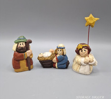 VTG Set of 3 Midwest Of Cannon Falls Eddie Walker Small Nativity Figurines picture
