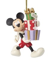 LENOX 2026 MERRY CHRISTMAS MICKEY WITH GIFTS / PORCELAIN / NEW /  picture