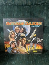 Vintage 1979 Battlestar Galactica Calendar with Full Length Poster picture