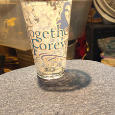 Disney Frozen Anna & Elsa Together Forever Glass Drinking Glass Tumbler picture
