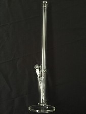 30”inch Straight Glass 44mm .                        Thick Water Pipe Bong Clear picture