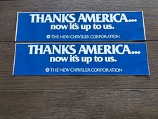 TWO Vintage 1980's CHRYSLER CORP