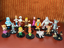 The Flintstones Figurine Lot Fred Barney Pebbles Bamm-Bamm Dino No Packaging picture