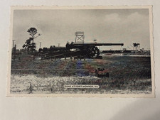 Guns at Fort Monroe VA Vintage Postcard picture