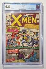 X-Men #9 CGC 4.0 OW 1965 1st X-Men Avengers Meeting, Lucifer Kirby KEY picture