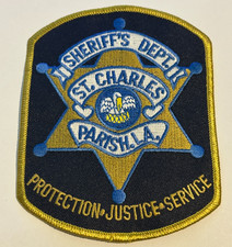 St Charles Parish Louisiana Sheriff Patch Unused picture