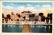 The General Oglethorpe Hotel Savannah Georgia White Border Post Card picture