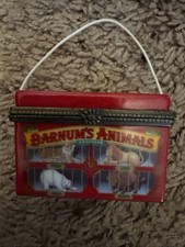 Barnum's Animal Crackers Midwest Of Cannon Falls Porcelain Hinged Trinket Box picture