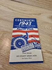 VTG 1943 Continental Farm And Livestock Record Book Lee Center Illinois picture