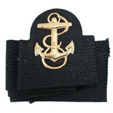 USN Navy Service Cap Device Midshipman Mounted Regulation Size (Made in USA) picture