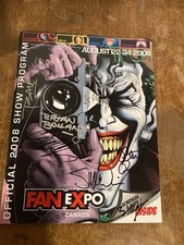 Official 2008 Fan Expo Canada Program Signed By 7 Artist picture