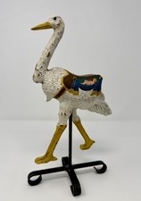 D. De La Ronde Carousel Stork Rare Piece Dentzel Style *Signed* 