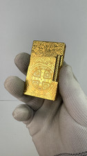 S.T. DUPONT Lighter Ligne2 Constantine Gold Lighter Ping Sound with gift box picture