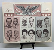 1976 The Great American Negro Calendar-Ephemera-The Peoples Funeral Home Adv. picture
