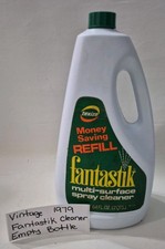 Fantastik Multi Spray Cleaner 1979 Texize Empty Bottle Movie Prop Vintage  ⬇️ picture