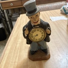 Vin. “Old Codger” Figure With Novelty Belly Clock. Lux Clock Co. 1920’s-1930’s. picture