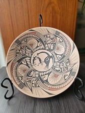 Mata Ortiz Pottery Olla by Ana Trillo - Black/Red on White picture