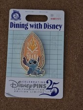 2025 Walt Disney World Parks Dining With Disney Ohana Stitch Pin LE 2500 picture