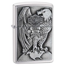 Zippo Windproof Lighter Harley-Davidson Eagle Wings Live the Legend picture