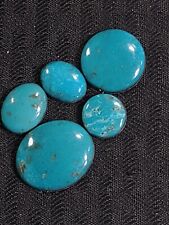 66cct. 5pc. Morenci's Finest Blue Blue w/Pyrite Cabs. Rare & For Real. Not India picture