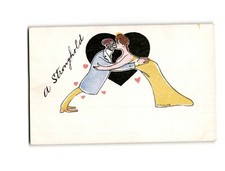 Vintage 1907-1915 Love Postcard “A Stronghold” Signed Steiner Divided Back picture
