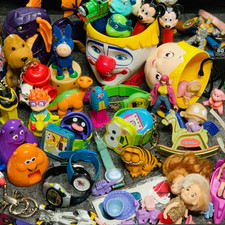 Vintage 80s/90s Toy Lot 50+ Disney PEZ Mattel Timex Snoopy Mcdonalds DreamWorks picture
