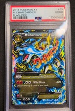 2014 POKEMON XY FLASHFIRE #69 M CHARIZARD EX PSA 2 picture