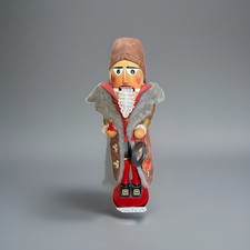 Steinbach Wooden Nutcracker Studebaker 17” Tall Original Sticker Christmas #911 picture