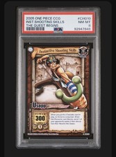 2005 One Piece CCG Instinctive Shooting Skills Usopp CH010 PSA 8 POP 2 🔥🔥🔥 picture