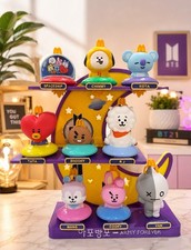 BT21 McDonald’s Inspired Display Stand – 3D Printed BT21 Moon Shelf with toys picture