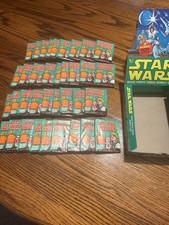 Star Wars Series 4 Unopened Wax Box ,Possible Goldenrod error card? picture