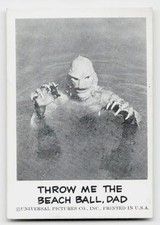 1961 Leaf Spook Stories #6 Throw me the beach ball, Dad picture
