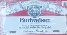 Budweiser License Plate New picture