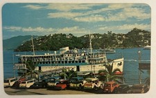 Vintage Acapulco Mexico Fiesta Tour Boat 1960s Postcard Unposted picture