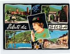 Postcard Saluti da Susa Italy picture