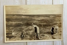 RPPC Oranotypie NPG Beautiful Women Posing Ocean Scene Swimsuits picture