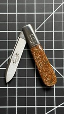 Great Eastern Cutlery #15 TC Barlow Glitter Gold Acrylic GEC 152121 picture