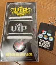 BIGBANG VIP Japan Limited Keychain Wristband & Can Badge Set 10th Concert picture